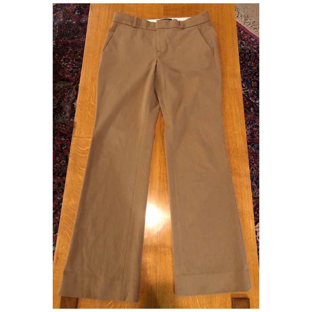 Banana Republic Logan Camel Flannel Pants Size 4P